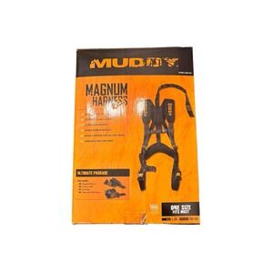 Muddy Magnum  Harness Padded Adjustable Treestand Harness System, Black Open Box